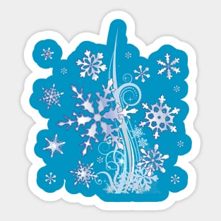 Snow Flares Sticker